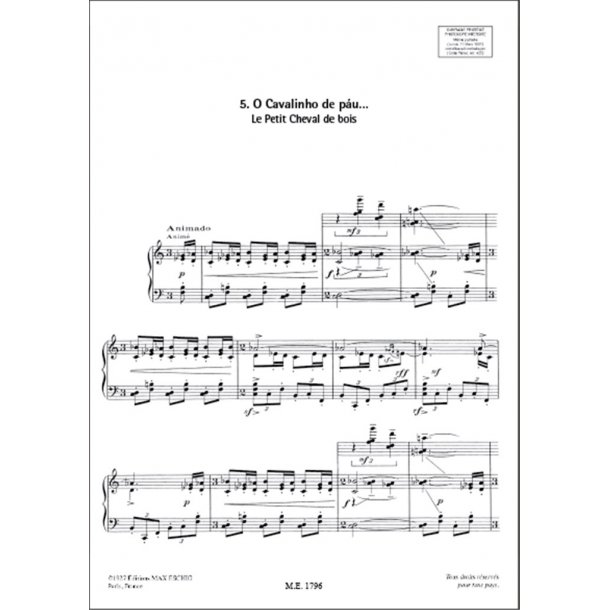 Villa-Lobos Prole De Bebe V2 N5 Petit Cheval